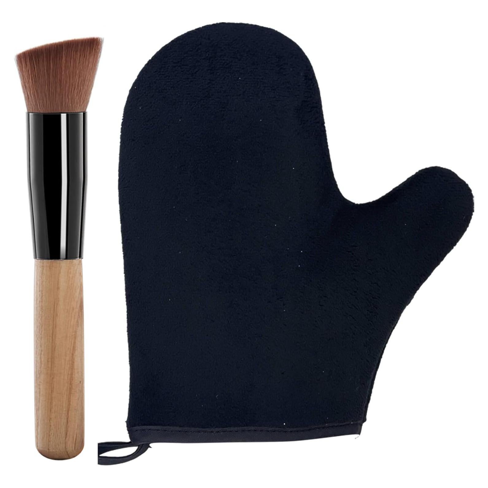 Juego de Aplicador de Autotanning TSAIYI 2 Piezas - Guante y Brocha