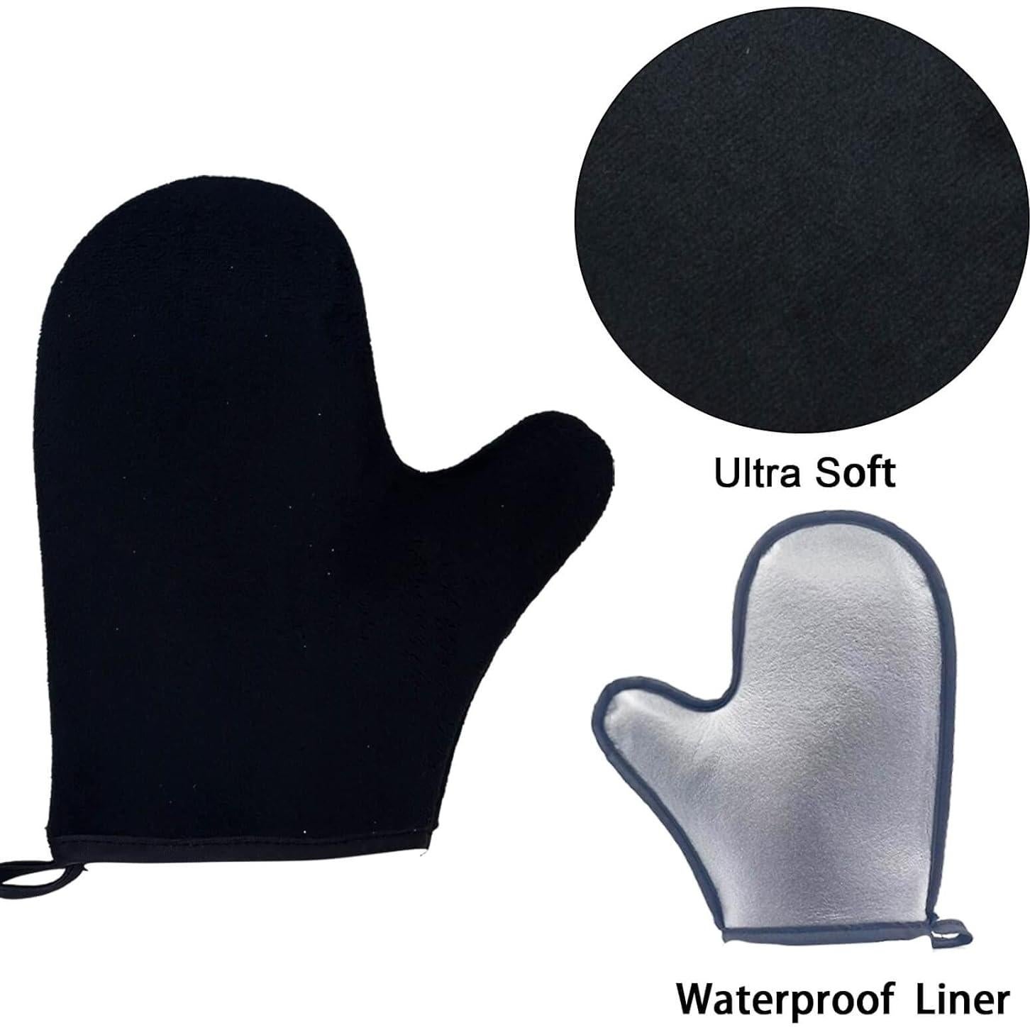 Juego de Aplicador de Autotanning TSAIYI 2 Piezas - Guante y Brocha