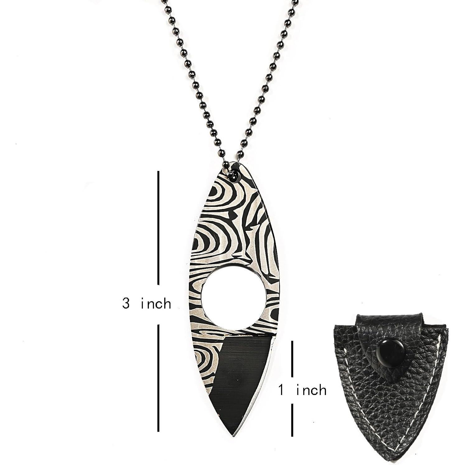 Cuchillo de Cuello WILD TACTICAL MINI 7.62 cm EDC Compacto