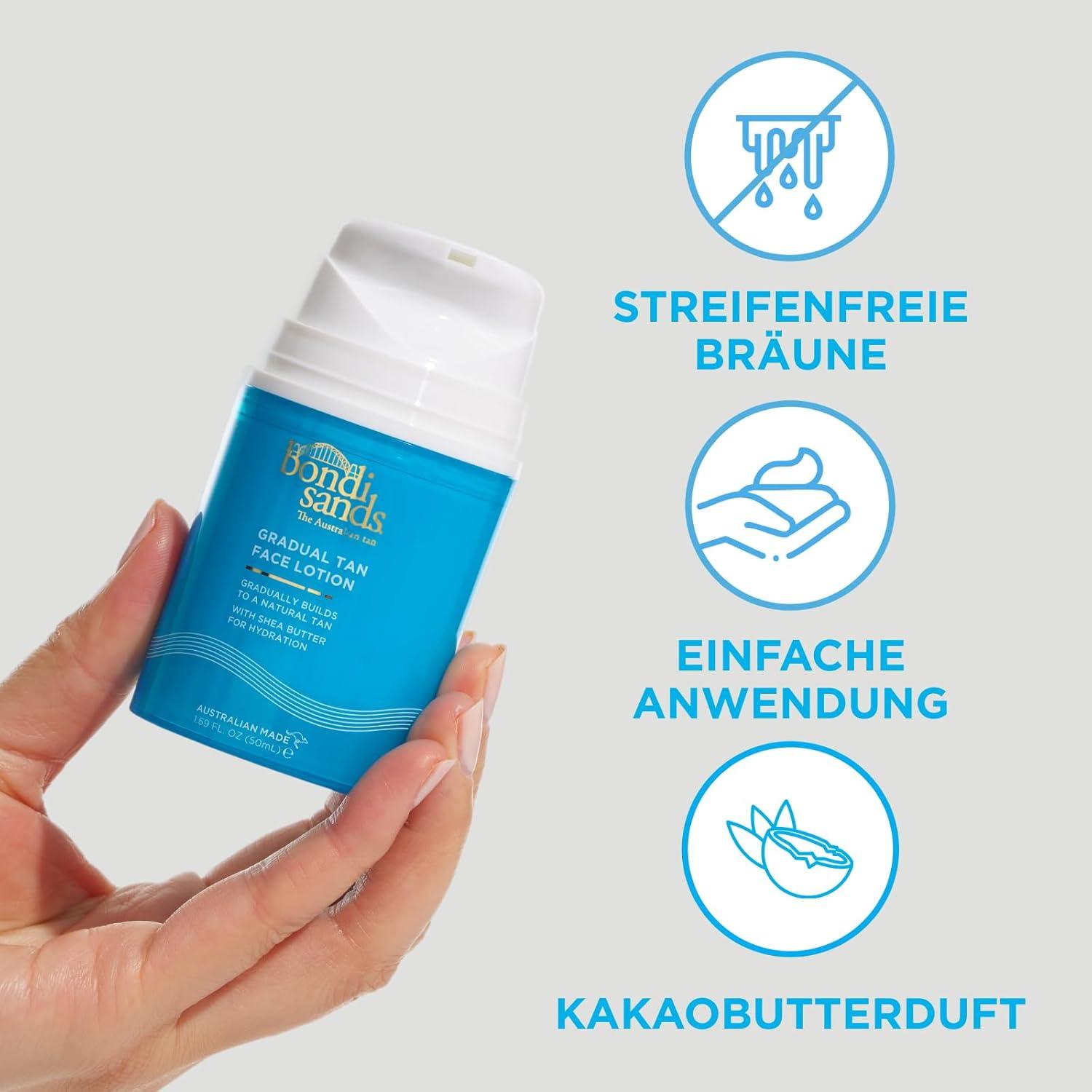 Loción Facial Bronceadora Gradual Bondi Sands 50ml