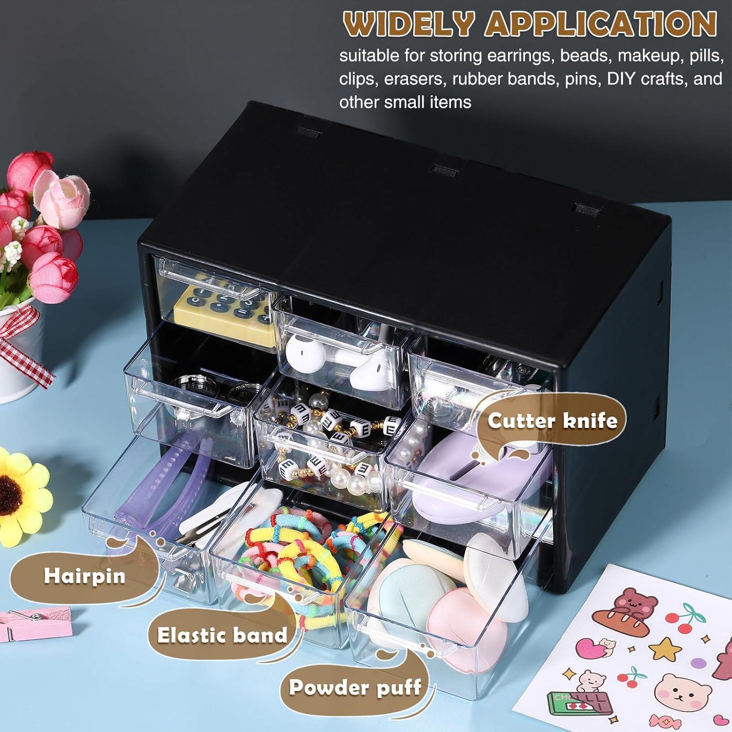 Organizador de Cajones Mini Amyhill 6 Pcs 9 Cajones Negro