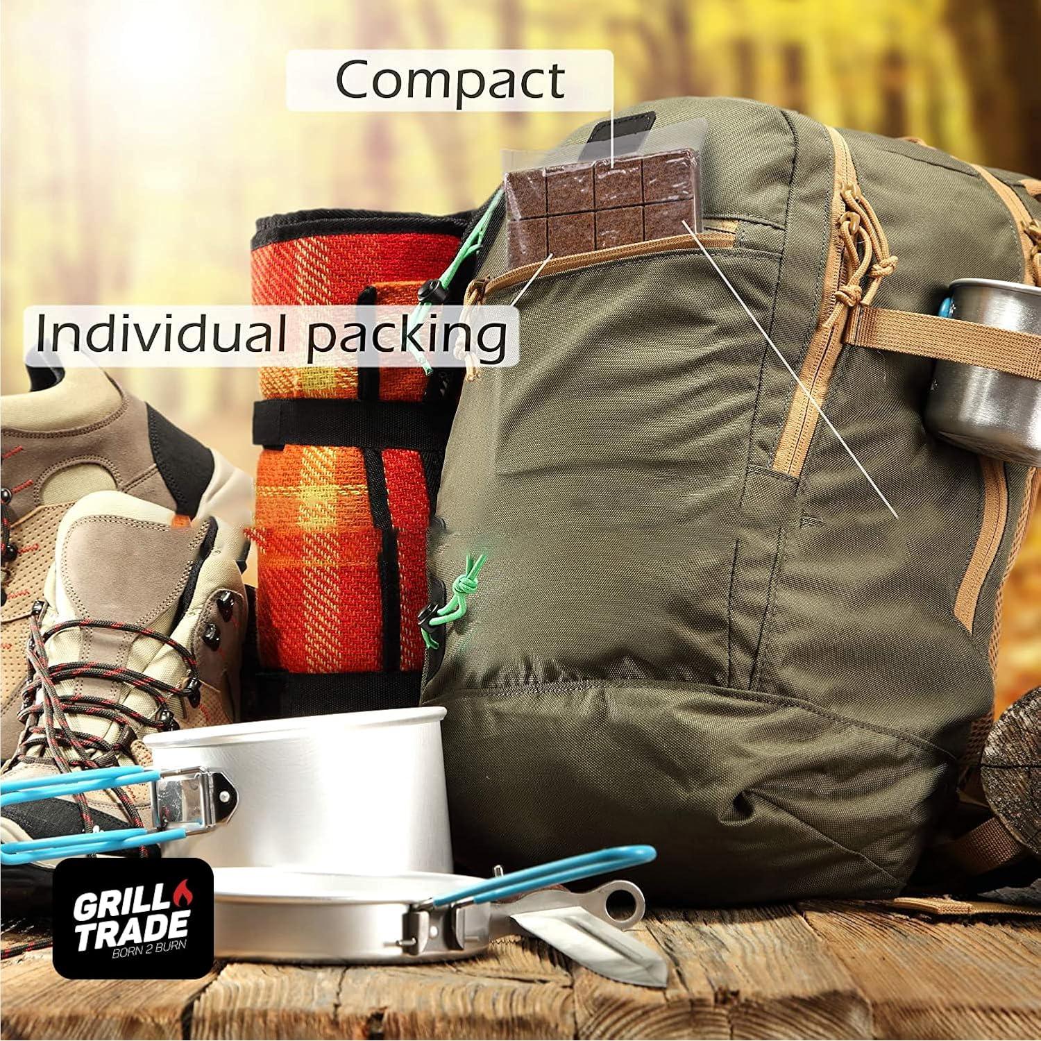 Cubos de Encendido Grill Trade 144 Piezas Naturales