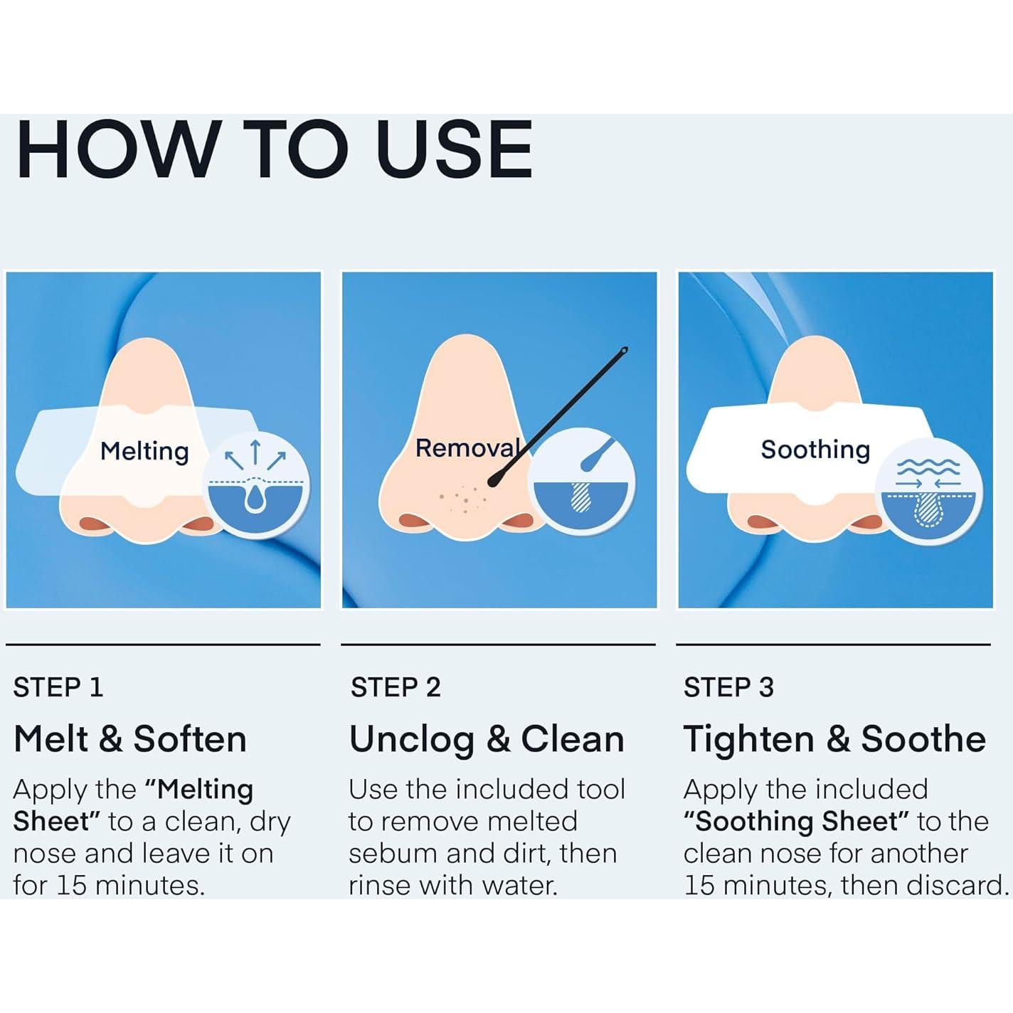 Tiras Eliminadoras de Puntos Negros Dewycream - 5 Kits