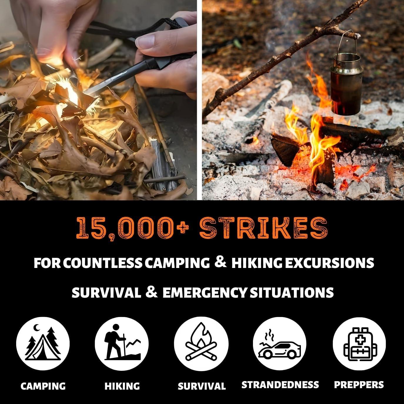 Kit de Encendido de Fuego Tactiko Blaze - Impermeable y Compacto