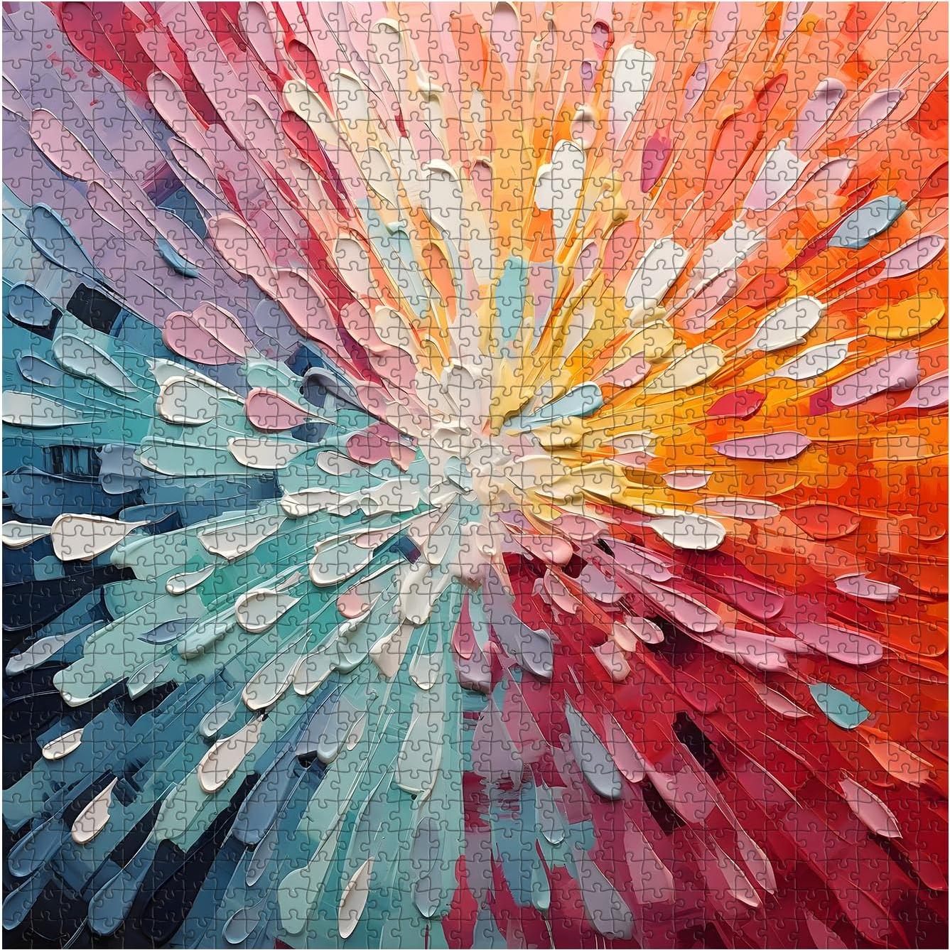 Rompecabezas 1000 Piezas PICKFORU Colorido Difícil