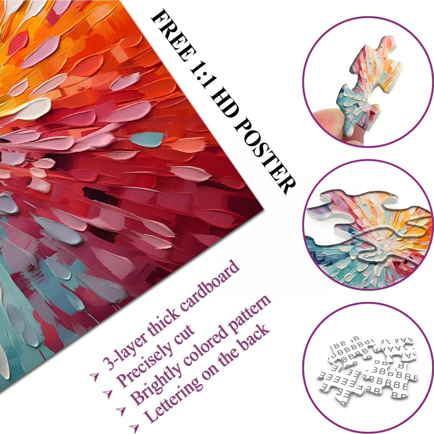 Rompecabezas 1000 Piezas PICKFORU Colorido Difícil