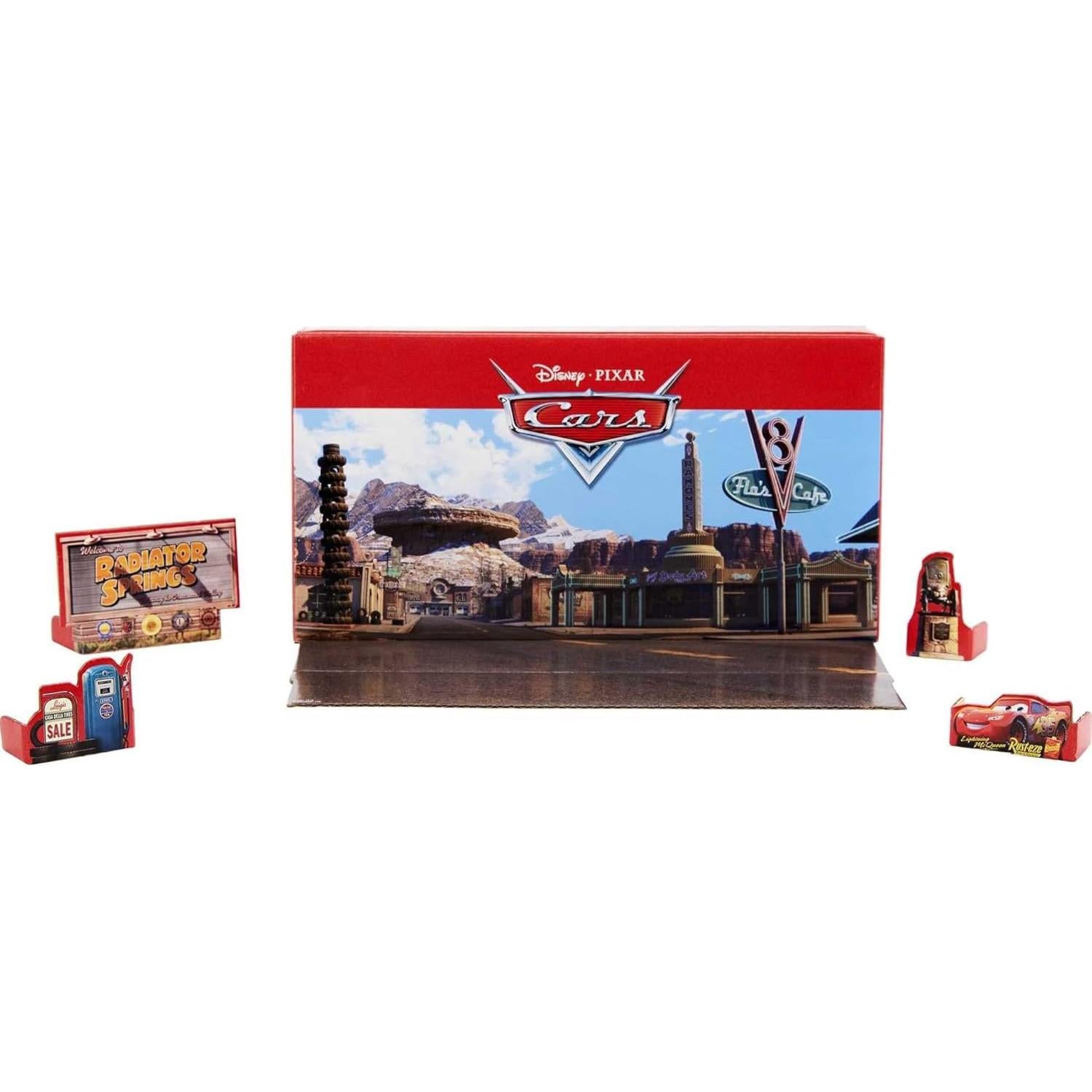 Set de 5 Vehículos Mattel Disney Pixar Cars con Camión Rojo