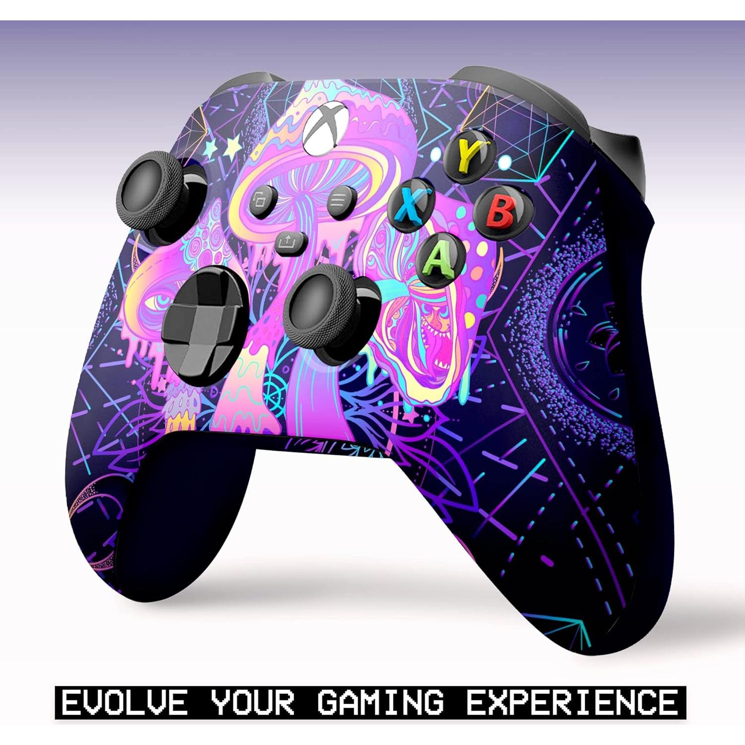 Controlador Inalámbrico Xbox BCB Hongos Psicodélicos 363g
