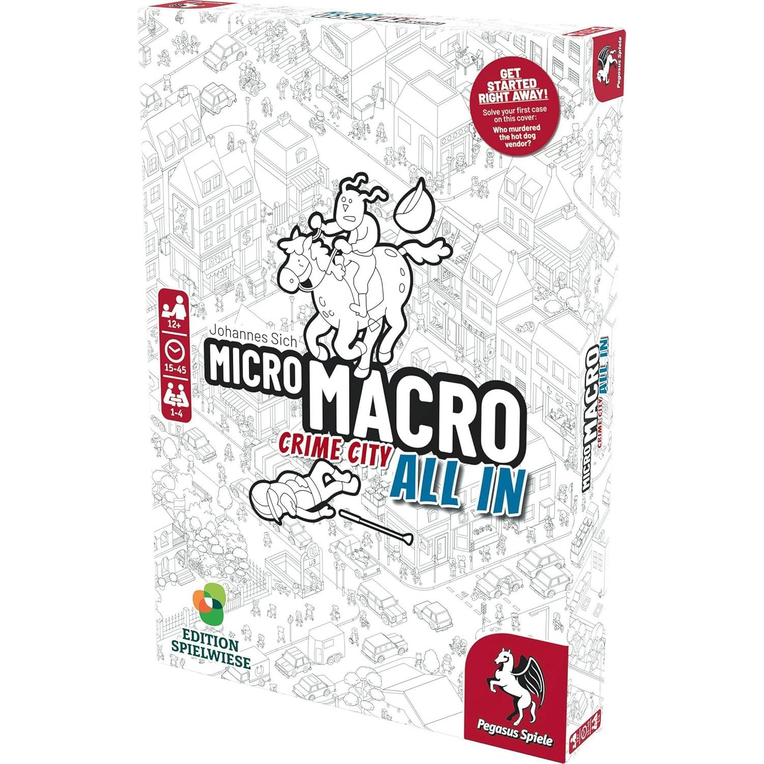MicroMacro Ciudad del Crimen 3 - Pegasus Spiele - 1-4 Jugadores