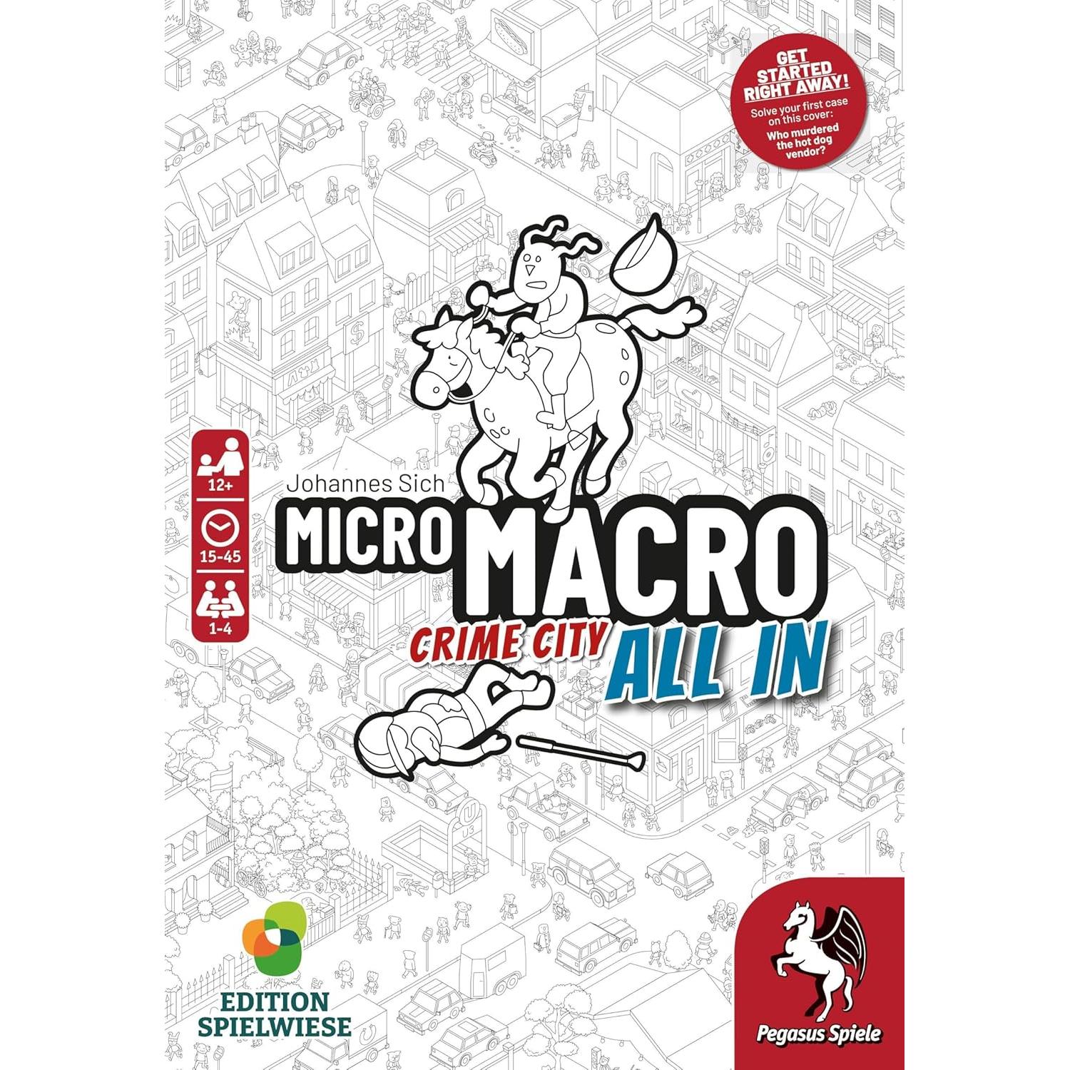 MicroMacro Ciudad del Crimen 3 - Pegasus Spiele - 1-4 Jugadores