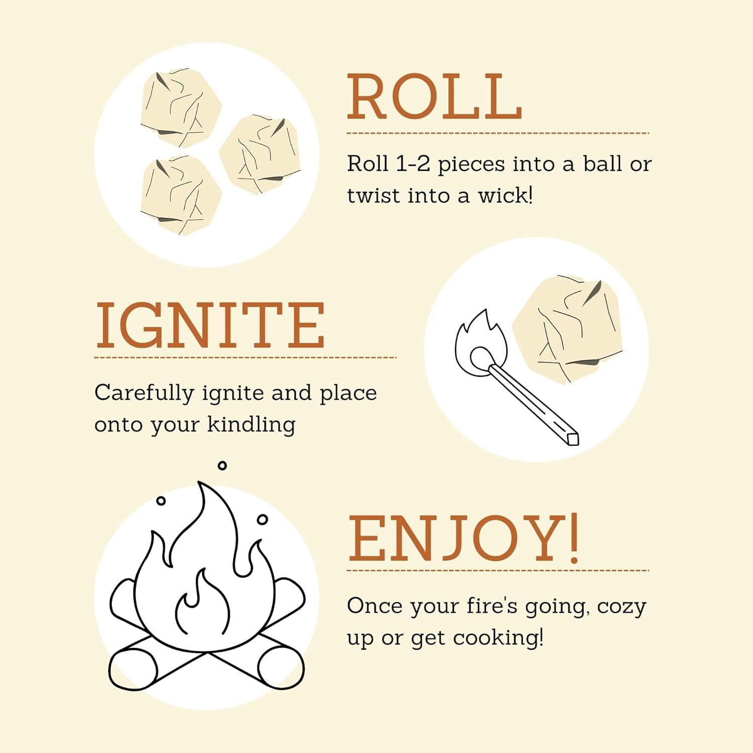 Encendedores Ecológicos Bee's Wrap 170 g para Fogatas