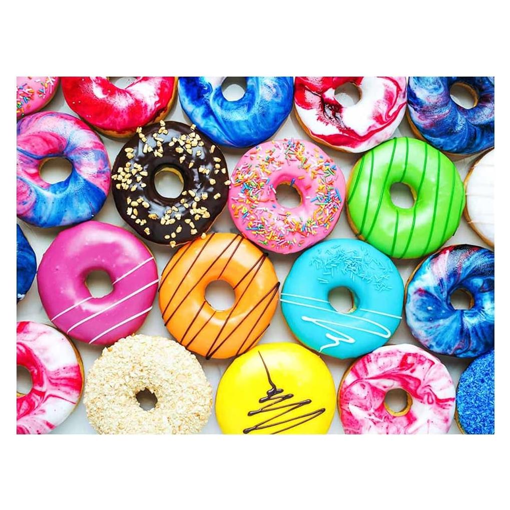 Rompecabezas de 500 Piezas Donas Fishwisdom 52x38 cm