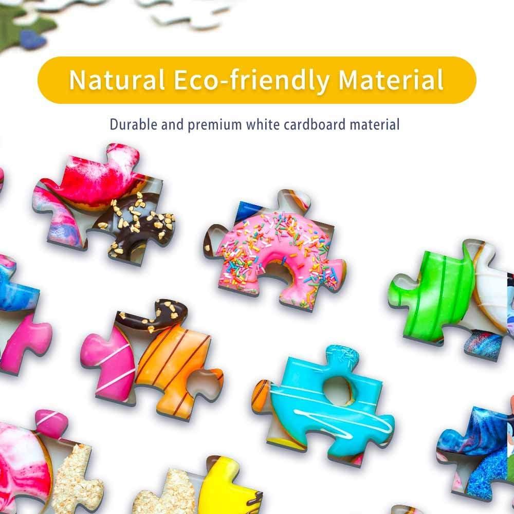 Rompecabezas de 500 Piezas Donas Fishwisdom 52x38 cm