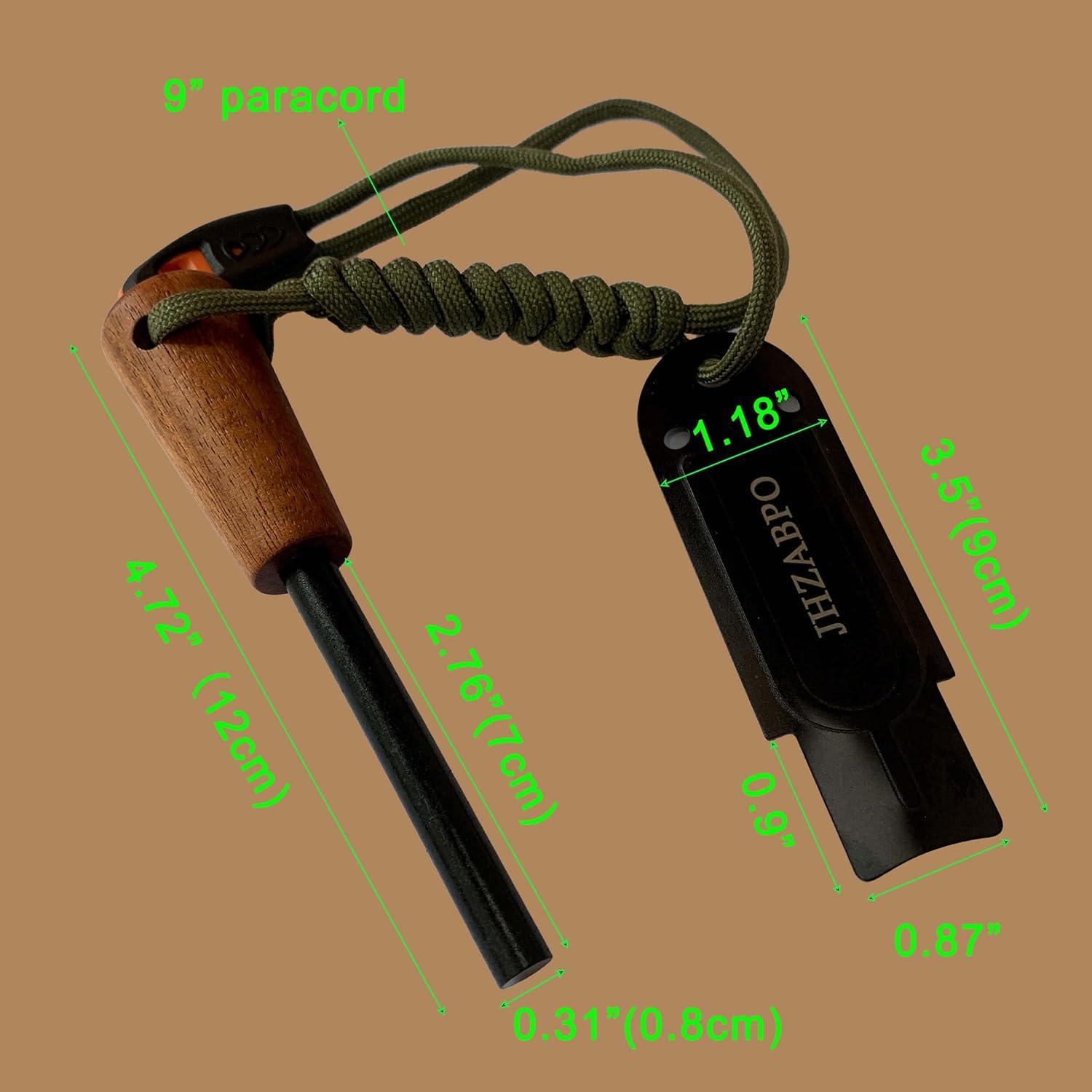 Kit de Supervivencia JHZABPO JH-2427 con Silbato y Paracord