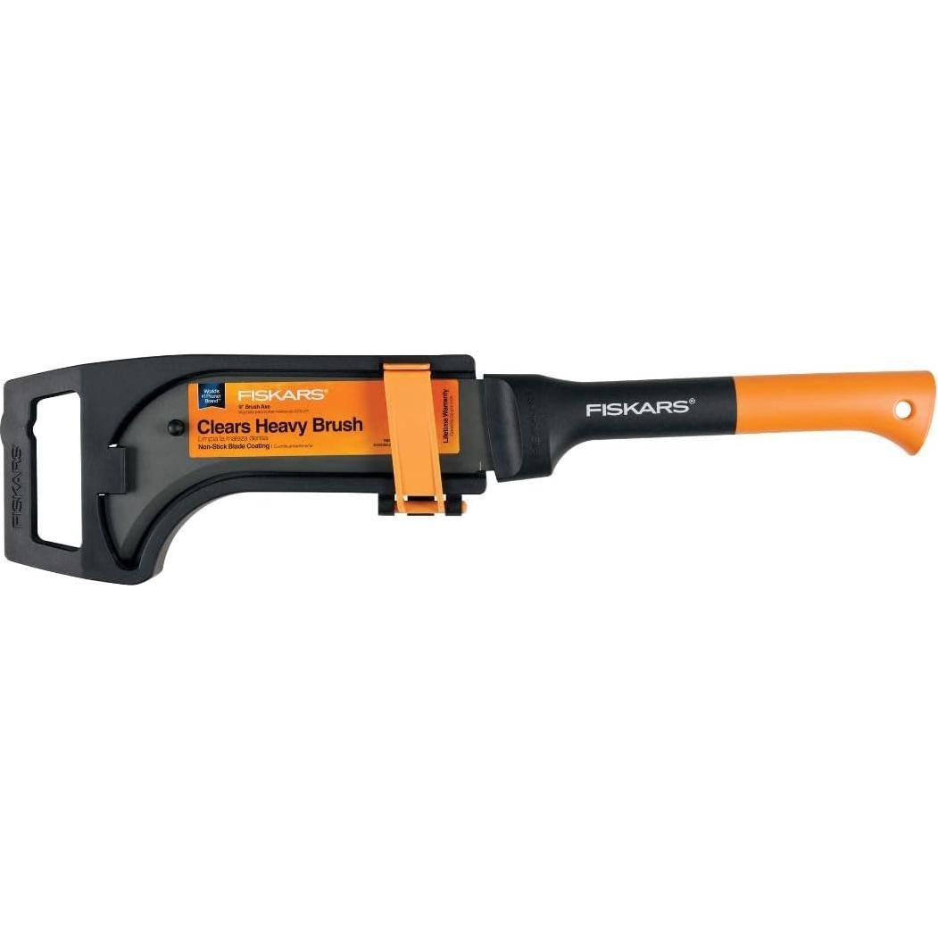 Hacha de Matorrales Fiskars 22,86 cm con Funda de Seguridad