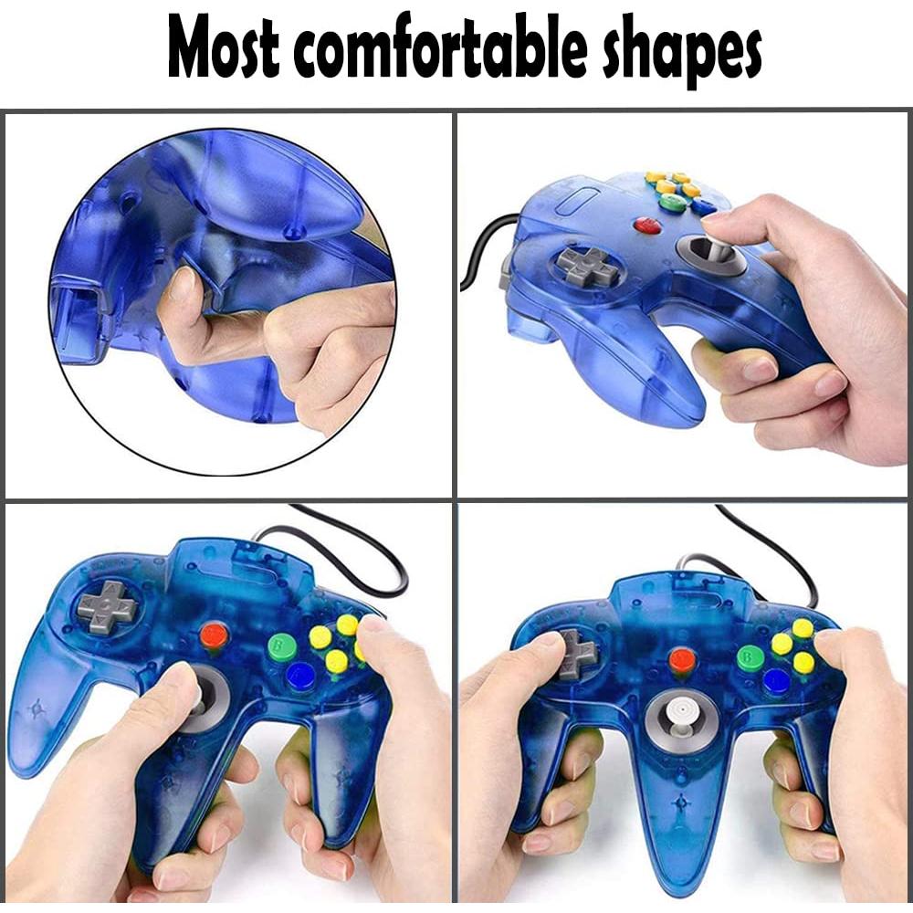 Controlador Tevodo N64 Mejorado con Joystick Analógico 1.8m