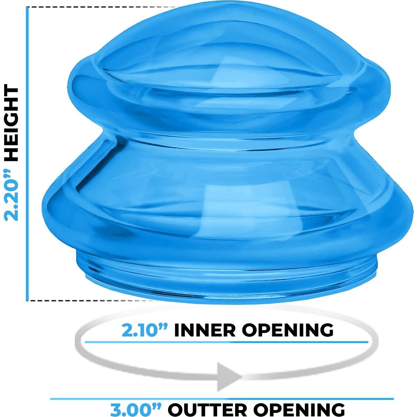 Juego de Ventosas de Silicona Lure Essentials 2 Copas Grande