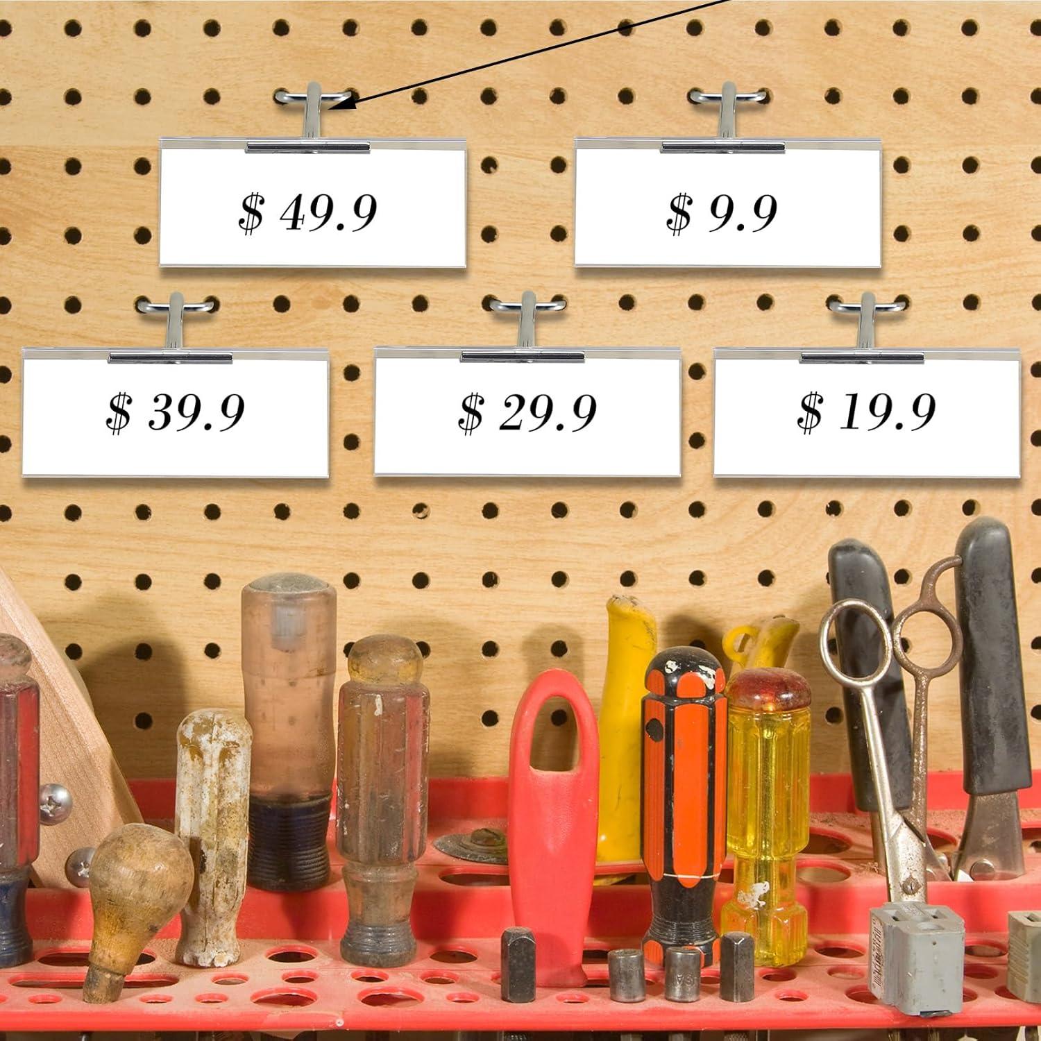 Ganchos de Metal Thyle para Tablero de Clavos 30 Pcs 10-20 cm