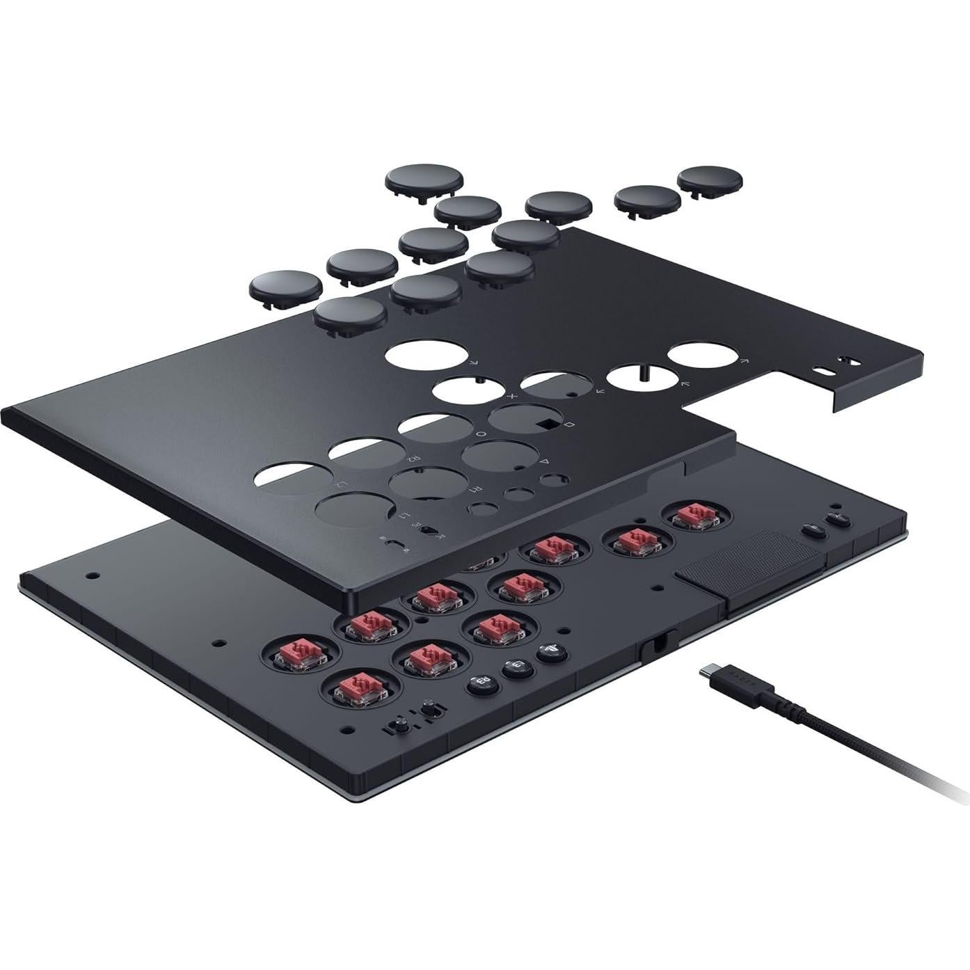 Controlador Arcade Razer Kitsune PS5 y PC - Óptico, RGB