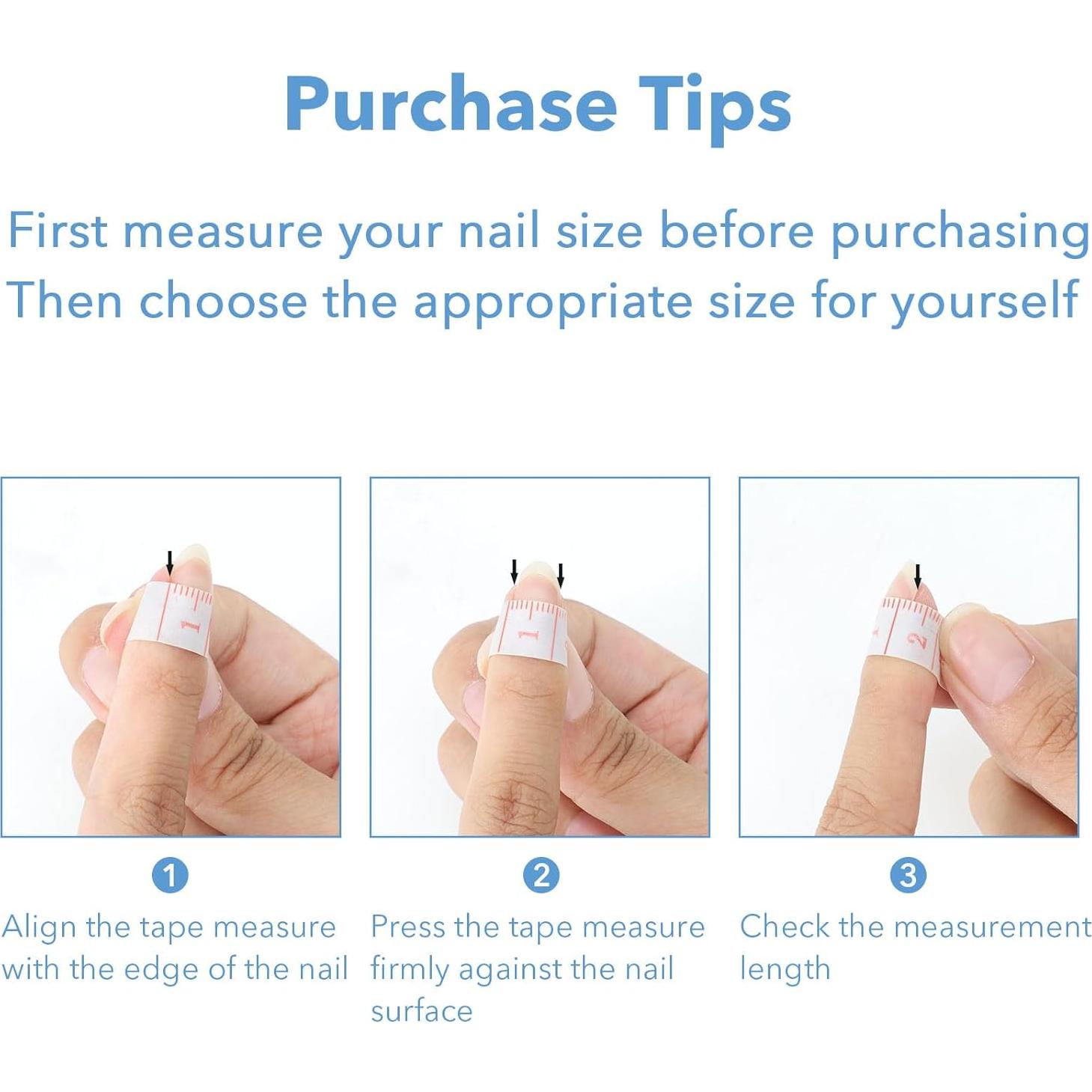 Consejos de Uñas Falsas GazePlus Almendra Cortos 750 pcs