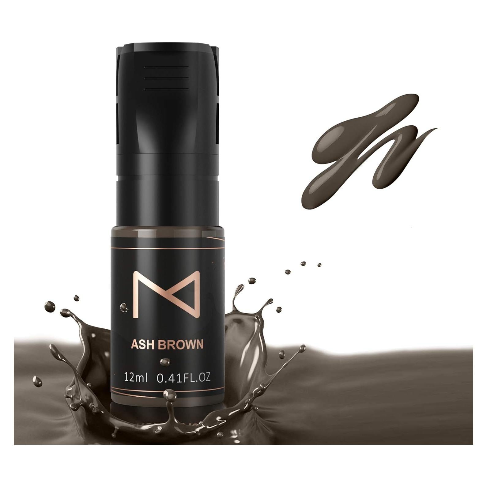 Pigmento Líquido para Cejas Mellie Microblading 12ml Marrón Ceniza