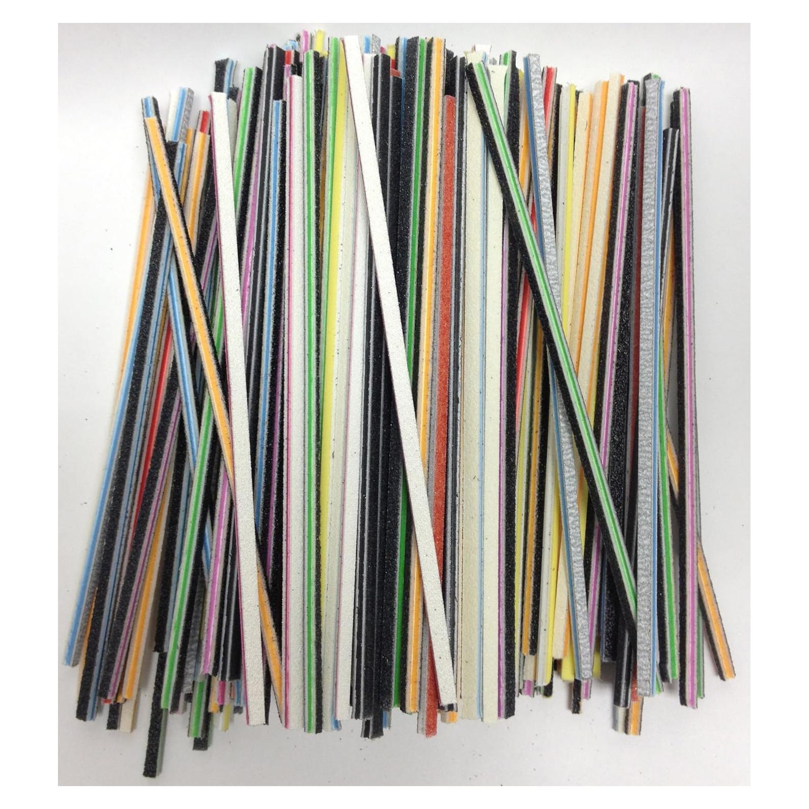 Cubeta de Palitos de Lijado DuraSand 300 Unidades Variados