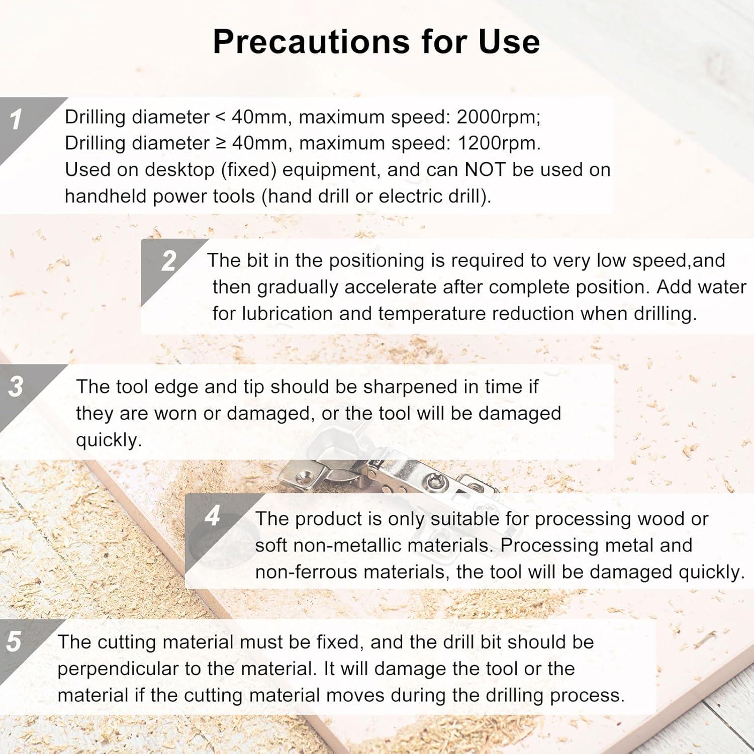 Broca Forstner 25mm HARFINGTON Carburo Hexagonal 9.5mm