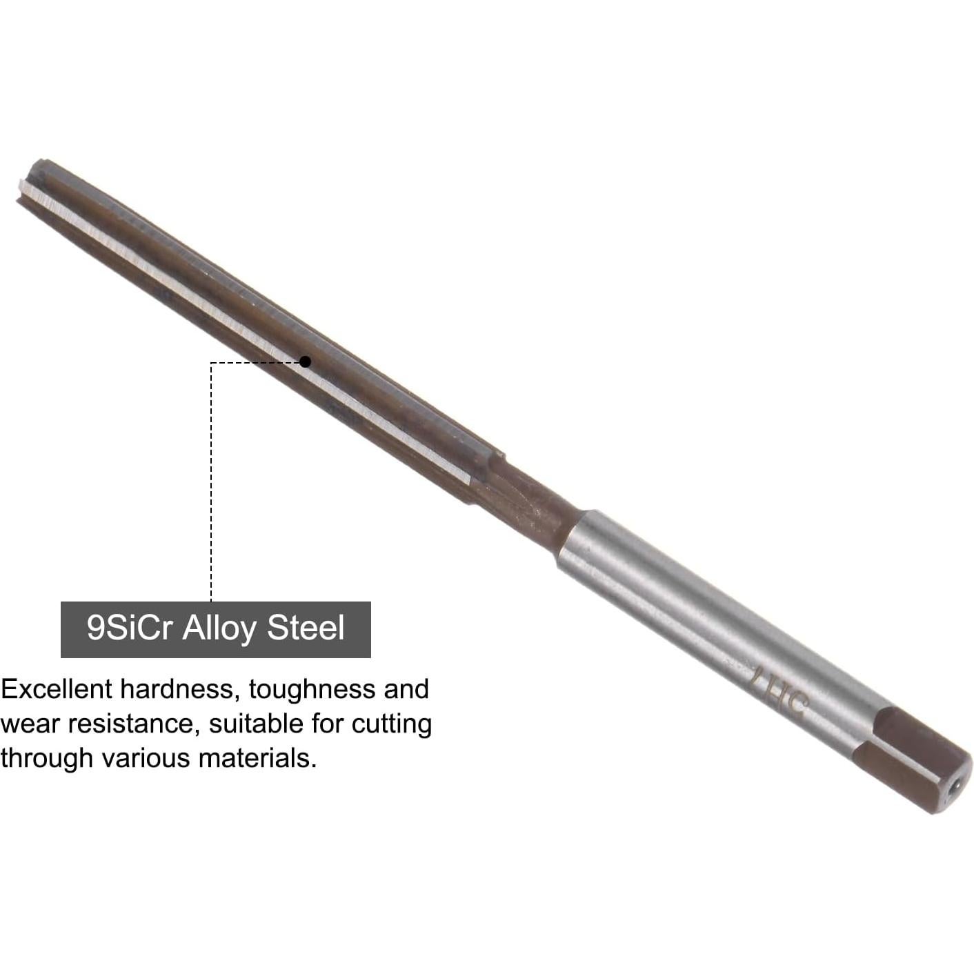 Reamer Manual 5mm H7 uxcell Acero Aleado para Metal y Madera