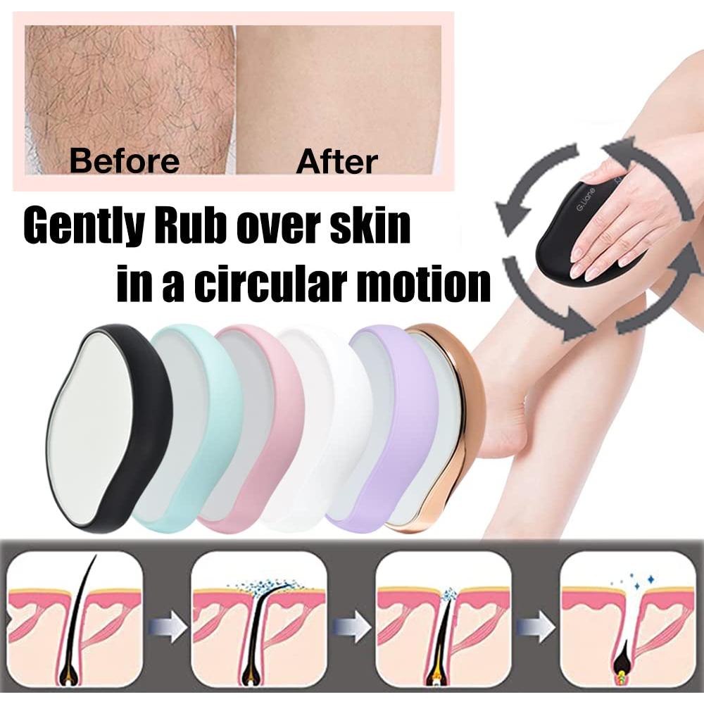 Borrador de Cabello de Cristal G.Liane - Depilador Reutilizable Negro