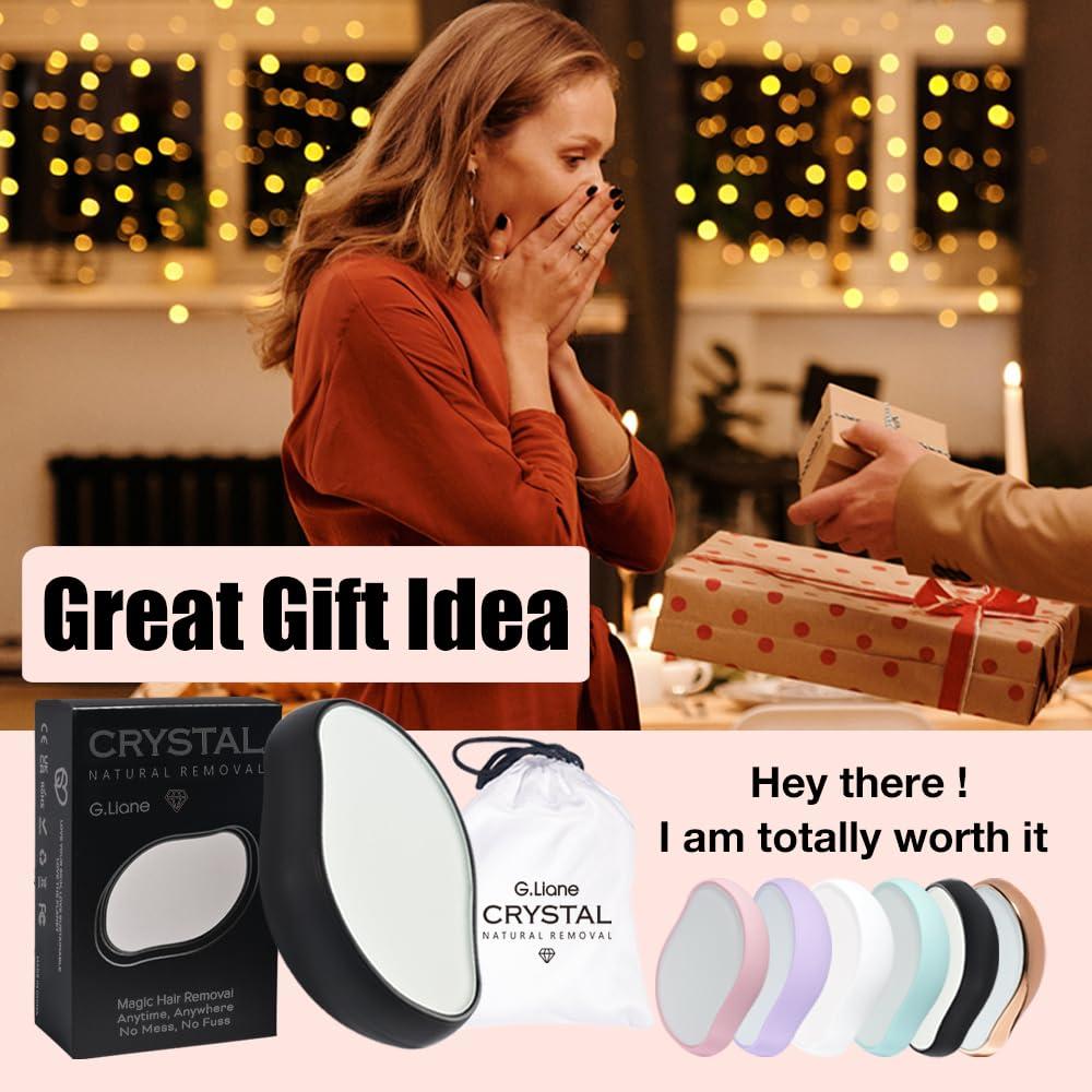 Borrador de Cabello de Cristal G.Liane - Depilador Reutilizable Negro