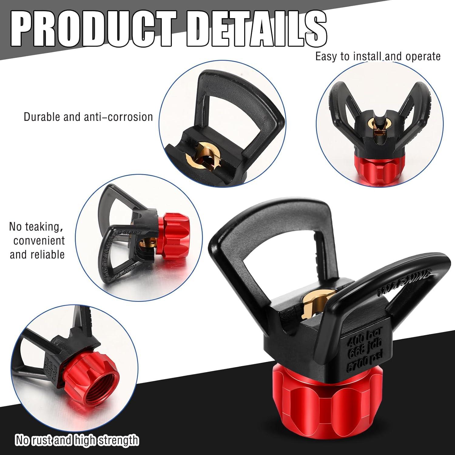 Hiboom Juego de Pistola de Pintura Sin Aire 17 Pcs