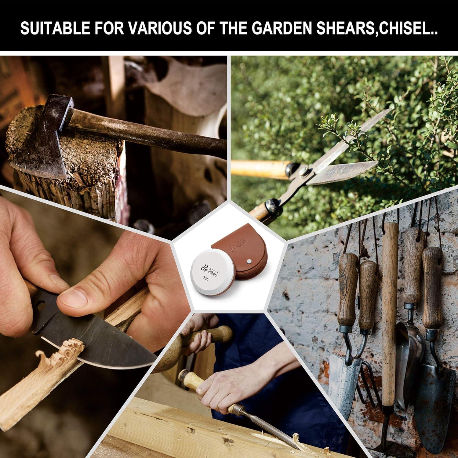 Piedra de Afilado DDF iohEF 180/320 Grano Profesional