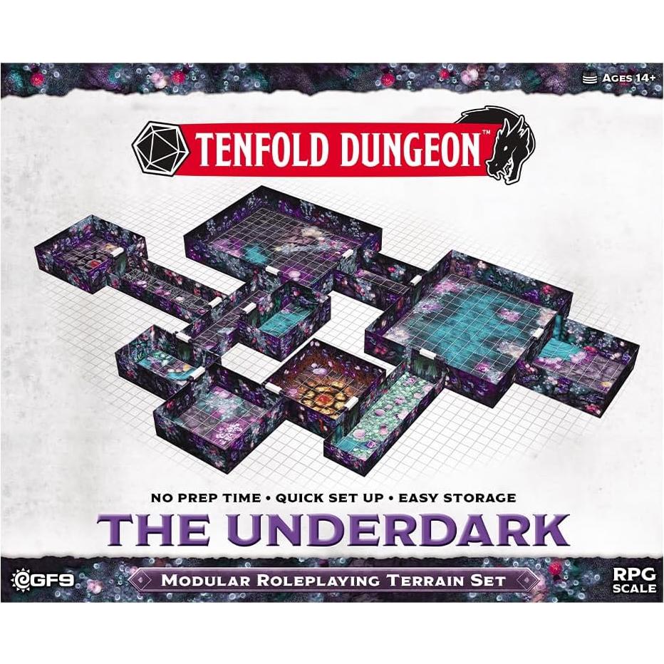 Terreno 3D Tenfold Dungeon Gale Force Nine - Inframundo