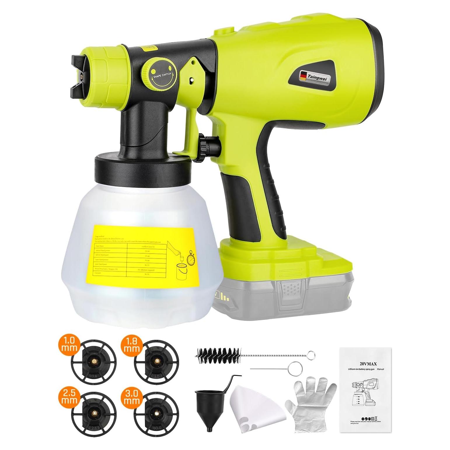 Pulverizador de Pintura Inalámbrico Taingwei 200W HVLP
