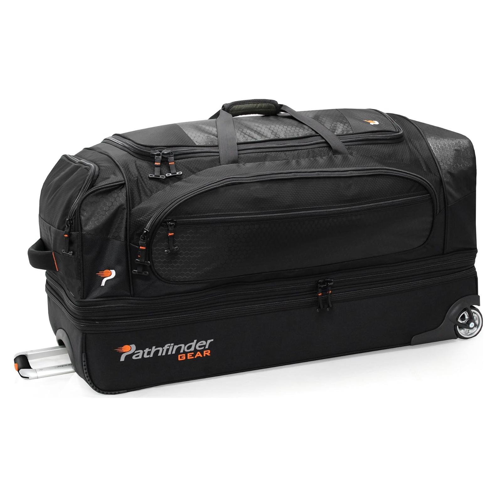 Duffel Rodante Pathfinder Gear 91 cm Negro 165L