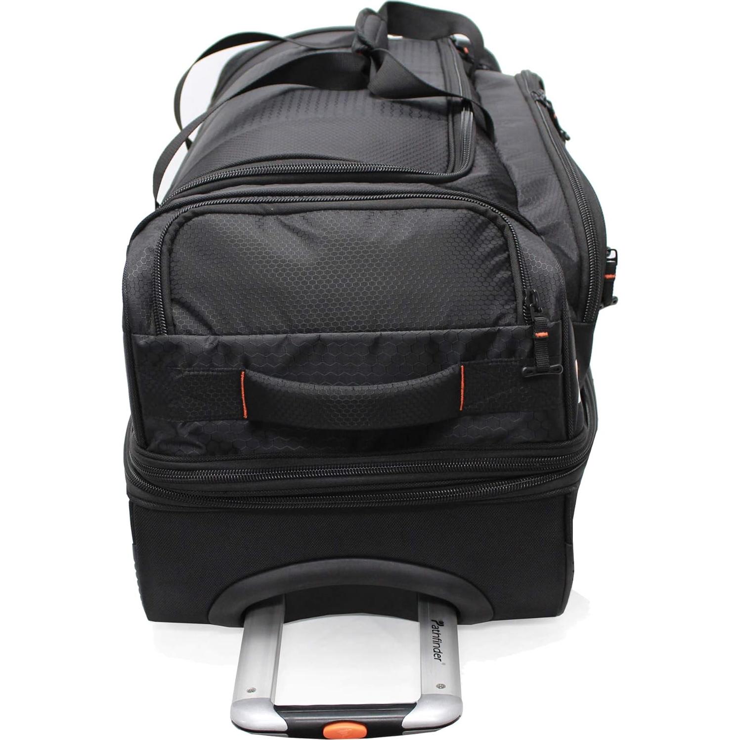 Duffel Rodante Pathfinder Gear 91 cm Negro 165L