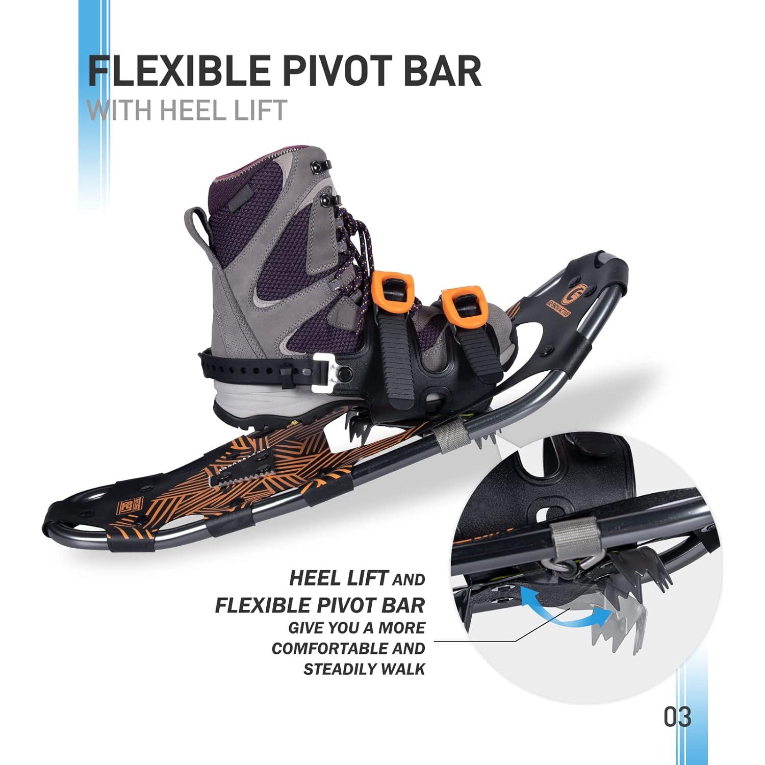 Raquetas de Nieve G2 GO2GETHER 63.5 cm con Bastones