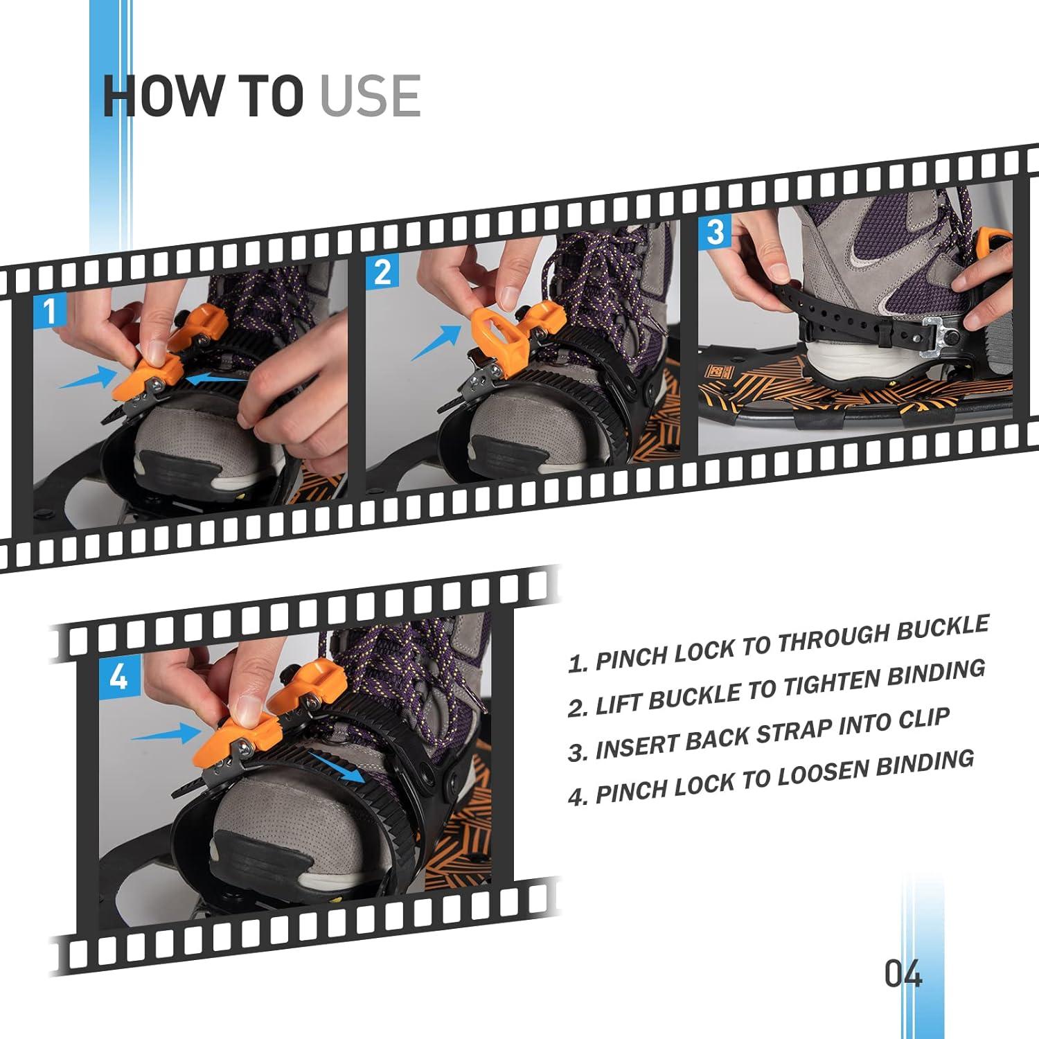 Raquetas de Nieve G2 GO2GETHER 63.5 cm con Bastones