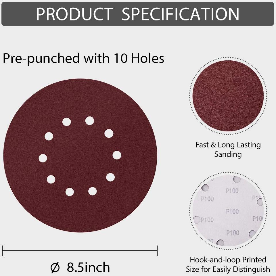 Lijadora de Paneles de Yeso Eléctrica Power Pro 1850 - 750W, 1000-1850rpm, Luz LED