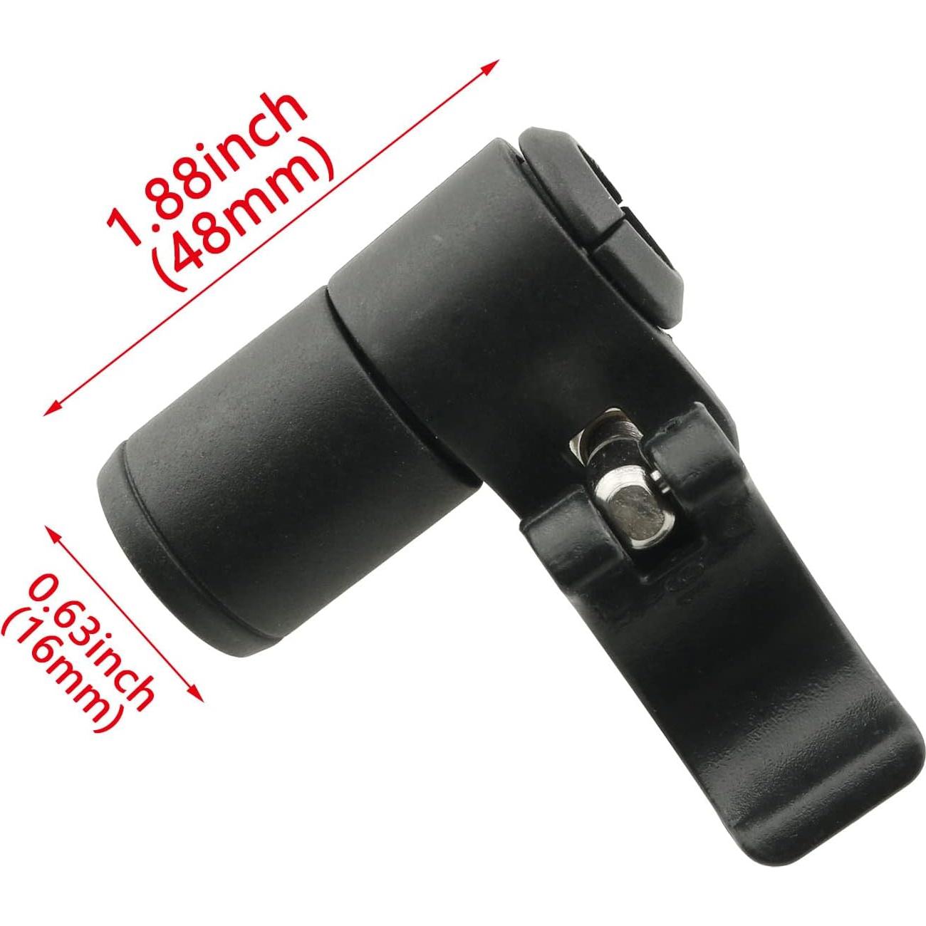 2 Piezas Bloqueo Flip HJGarden 16mm para Bastón Trekking