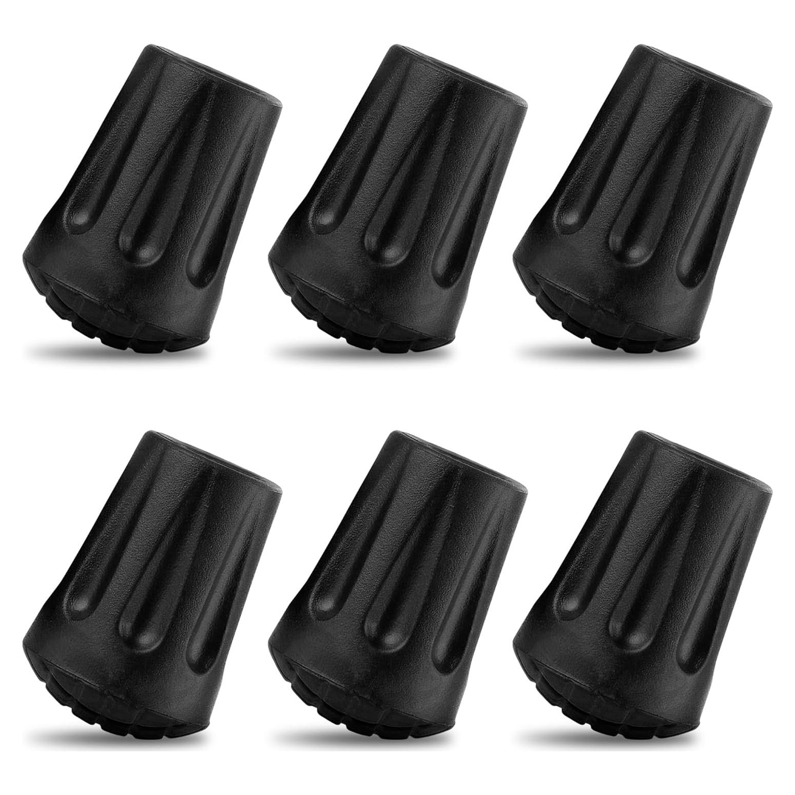 6 Puntas de Goma para Bastones de Senderismo SIMAX SMX-12