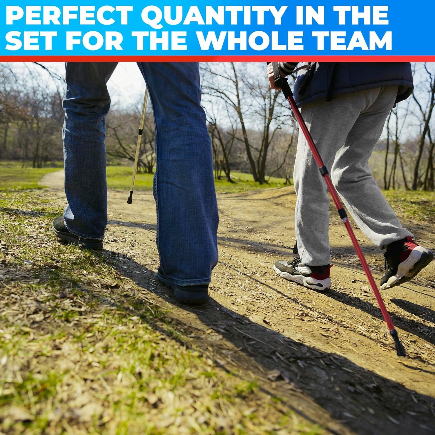 6 Puntas de Goma para Bastones de Senderismo SIMAX SMX-12