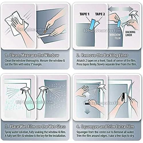 Película para Ventanas BDF S2M Transparente 61cm x 3.66m UV