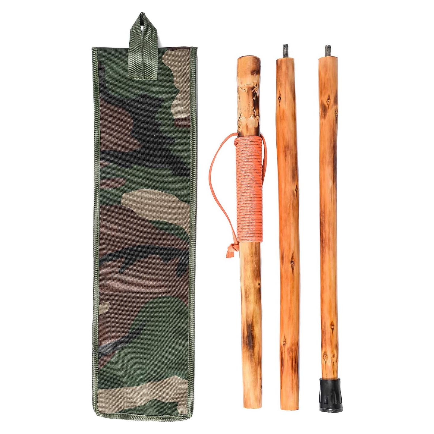 Bastón de senderismo FOREST PILOT 3 piezas con brújula