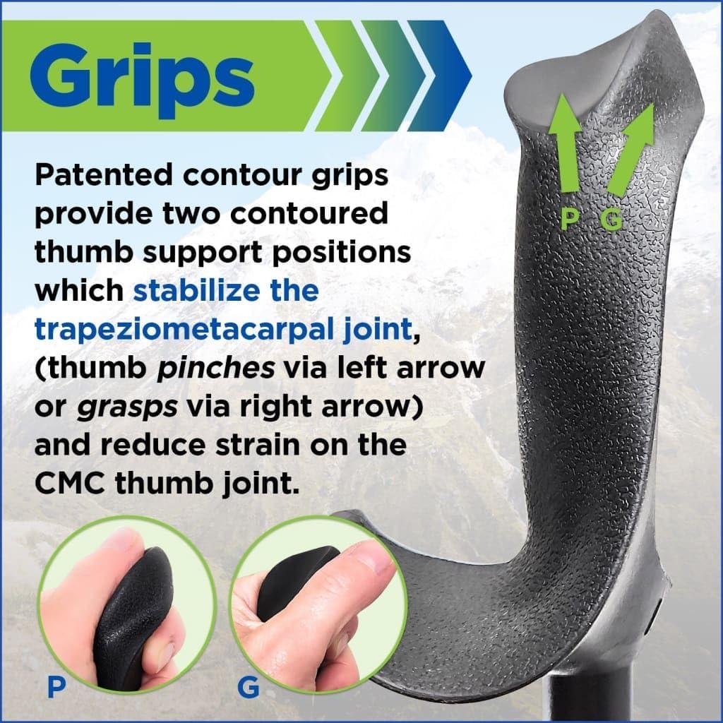 Bastones de Caminata York Nordic Motivator Ajustables 2 Piezas