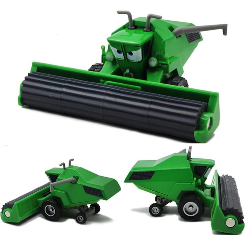 Coche Diecast 1:55 Iridety Verde para Niños + Remolque