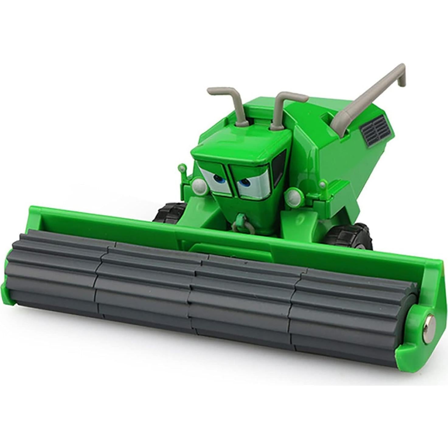 Coche Diecast 1:55 Iridety Verde para Niños + Remolque