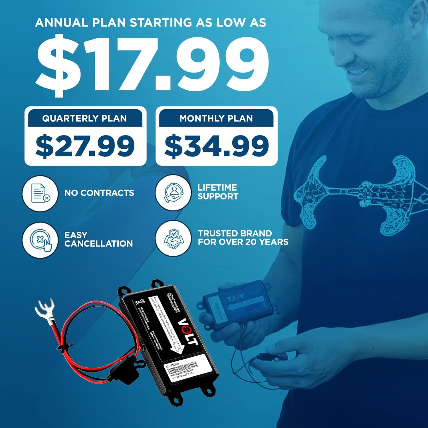 Rastreador GPS Lightning GPS LiveWire Volt 4G Impermeable