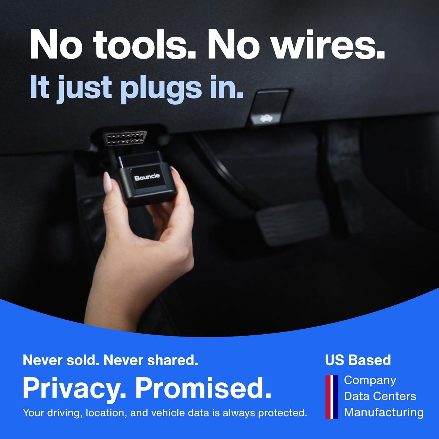 Rastreador GPS Bouncie para Vehículos - Monitoreo y Alertas