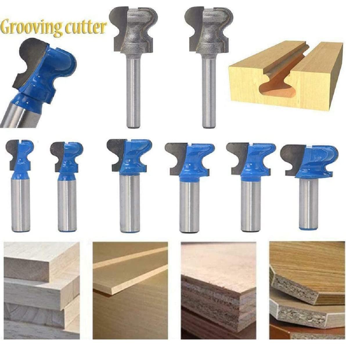 Cortador de Fresado Boxonly 1/2" Mango 25.4mm Diámetro 1"